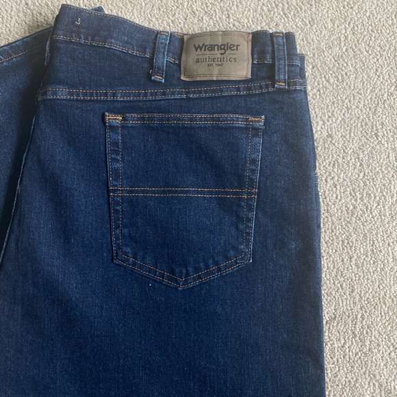 Wrangler Dark Blue Jeans 42 x 30 - Picture 2 of 7